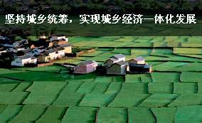 堅(jiān)持城鄉(xiāng)統(tǒng)籌，實(shí)現(xiàn)城鄉(xiāng)經(jīng)濟(jì)一體化發(fā)展